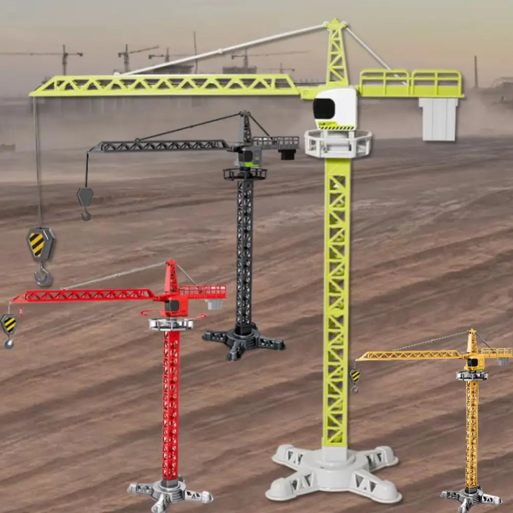 

Lifting Tower Tower Crane Model Loader Tractor Excavator Engineering Vehicle Toy Diecast Simulation Car Construction Model