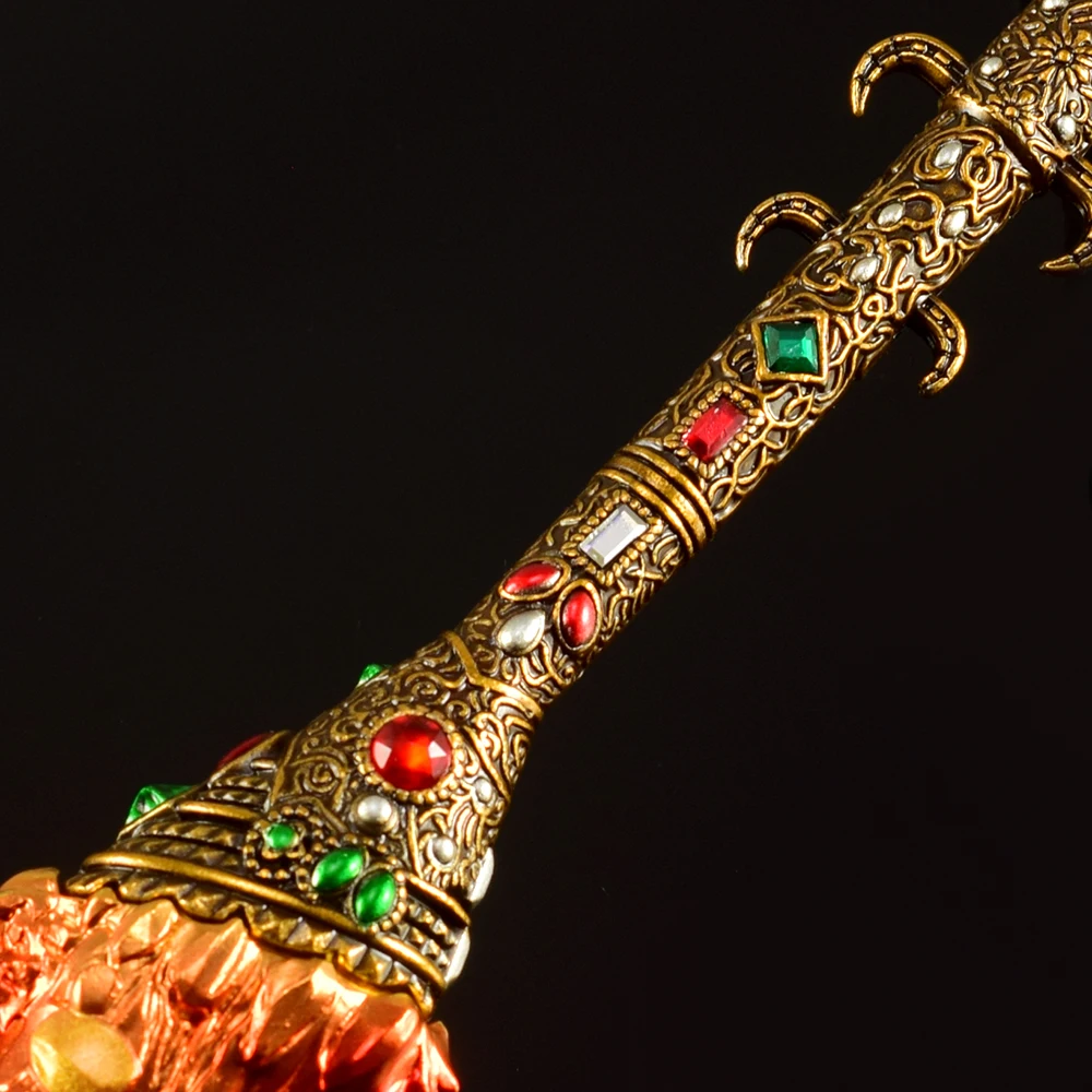 Couteau de lave frais périphérique d'itinéraire d'âme de 30cm avec diamant épée gravée en 3D cadeau pour garçon épées modèle décoration de bureau jouets Anime