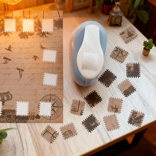 Imagen 2 del producto 1/2/4PCS Cortador Decorativo Creativo con Forma de Sello para Scrapbooking, Tarjetas, Suministros de Oficina y Manualidades de Regalo