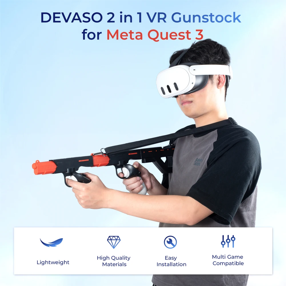 Magnetic Stock VR Accessories Game Fitting Enhanced Games Reality Experience Compatible For Meta Quest 3 Controllers