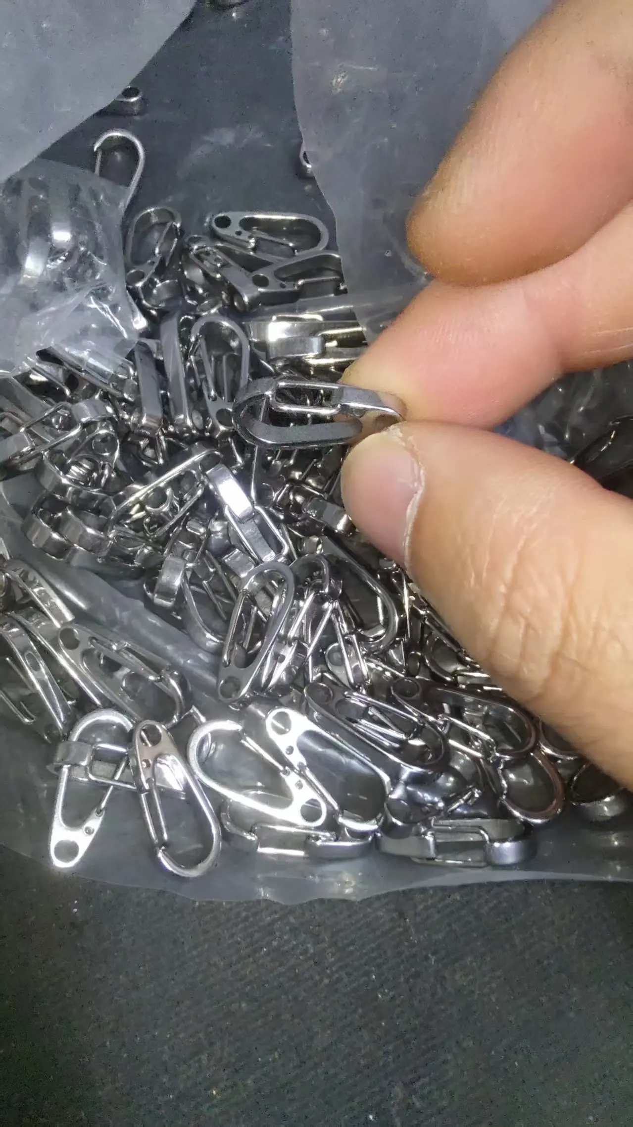 custom order  for 300 pc  20mm style E stainless steel  spring Snap Hook  for jewelry DIY