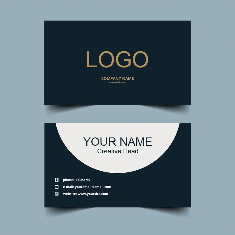 100PCS Cheap Customized Full-color Double-sided Printing Business Card 300GSM Paper Card 90*54mm