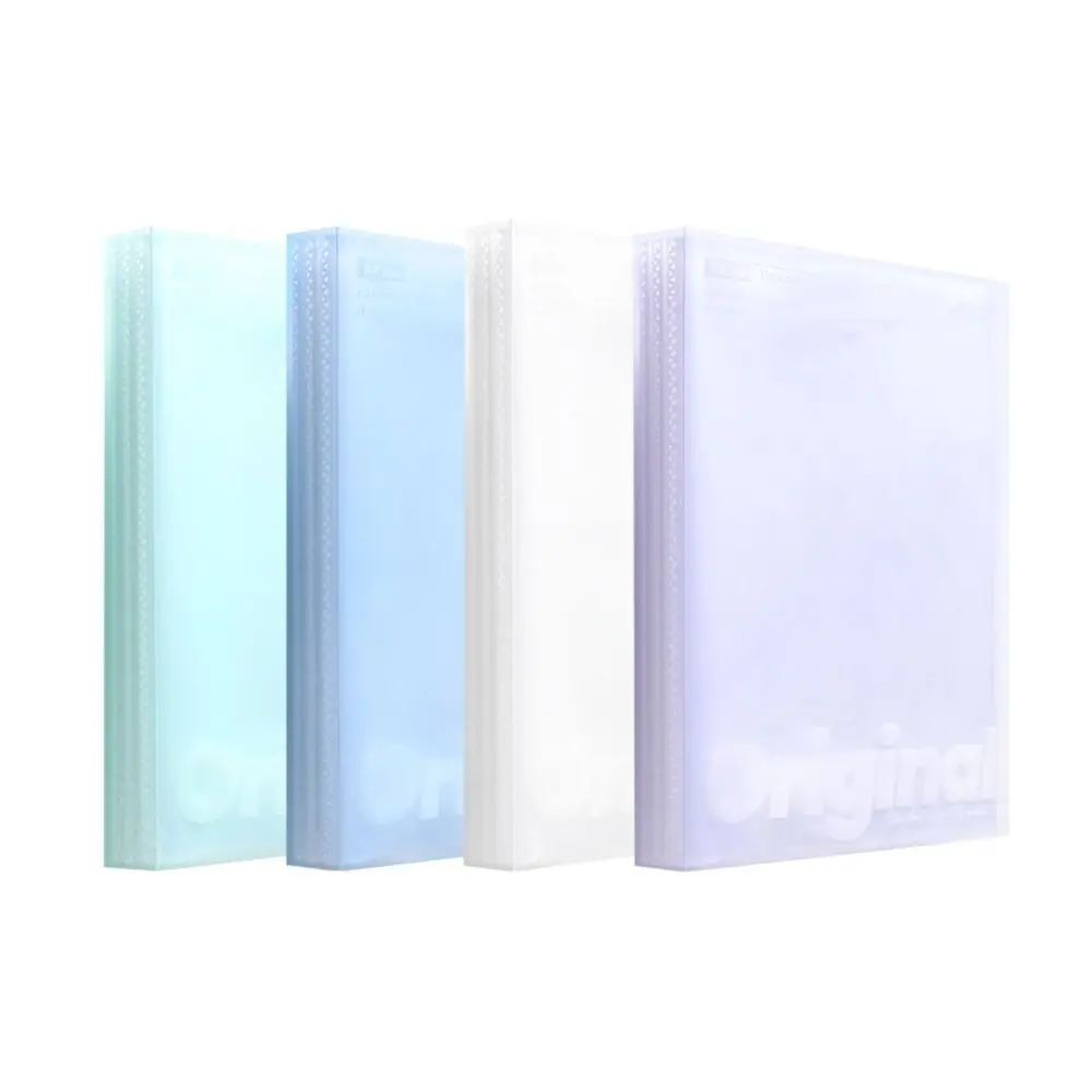 Cute 20 Pages A4 File Folder Large Capacity Waterproof Accordian Organizer Vertical Hand-held Bag for School Office Supplies