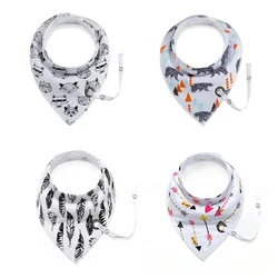 Baby Bibs Cotton Infant Feeding Towel Bibs Cartoon Newborn Girls and Boys Toddler Triangle Scarf Bandana Cute Burp Cloths