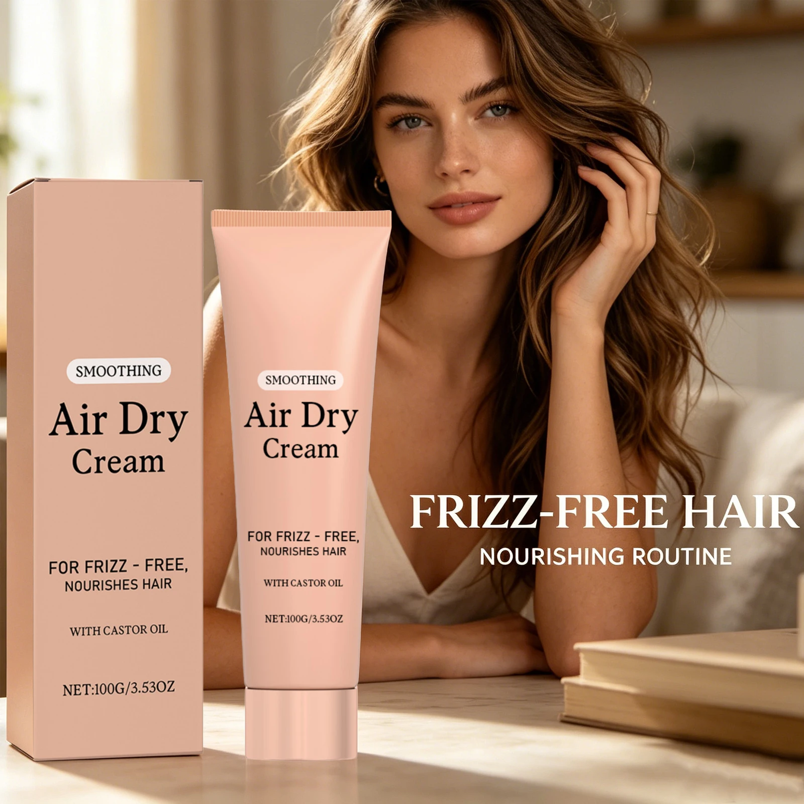 Coconut Wax Flake - Verzachtende Air Dry Cream met Castor-