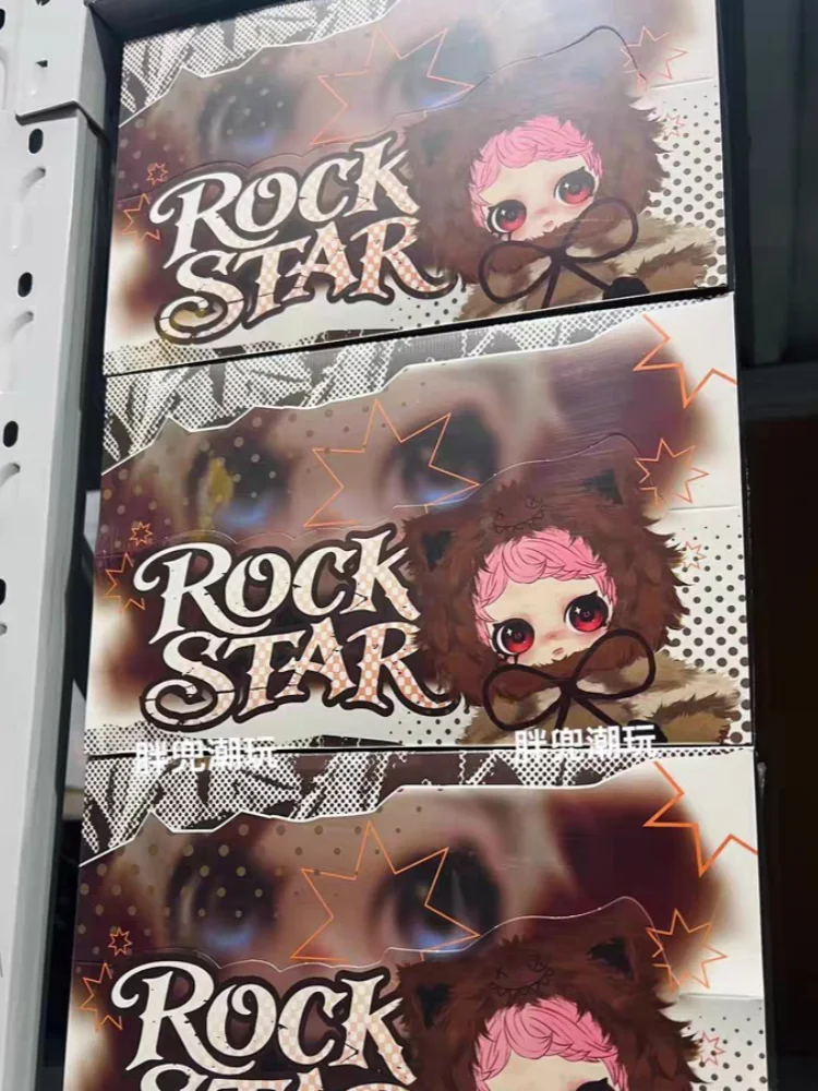 

Zfaz Owen Rock Star Series Blind Box Cute Vinyl Collectible Rock Boy Doll Bag Pendant Desktop Decoration For Doll Collectors