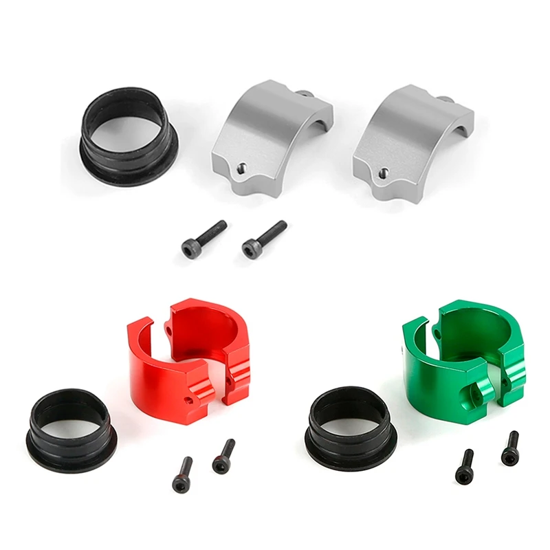 HOT-CNC Metal Resonance Tube Clamp Kit For 1/5 Hpi Rofun Baha Rovan King Motor Baja 5B 5T 5Sc Rc Car Racing Toys Parts