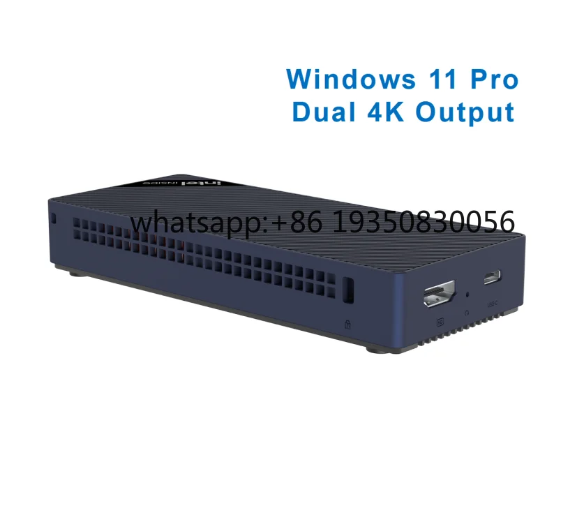 Zkmagic Latest Computer N100 N150 Mini PC PCIE3.0/NVMe/Sata HDMI2.1 Type C 4K Output N150 Mini PC Digital Signage Player