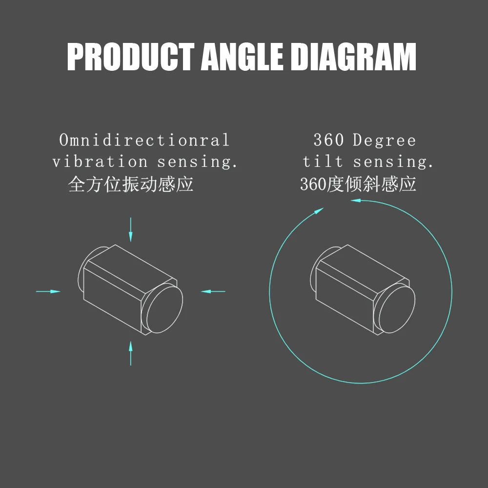 Mini déclencheur de mouvement BL-2500N, 50 pièces, 2.5x4.8mm, commutateur SMD, produits portables, capteur de vibrations
