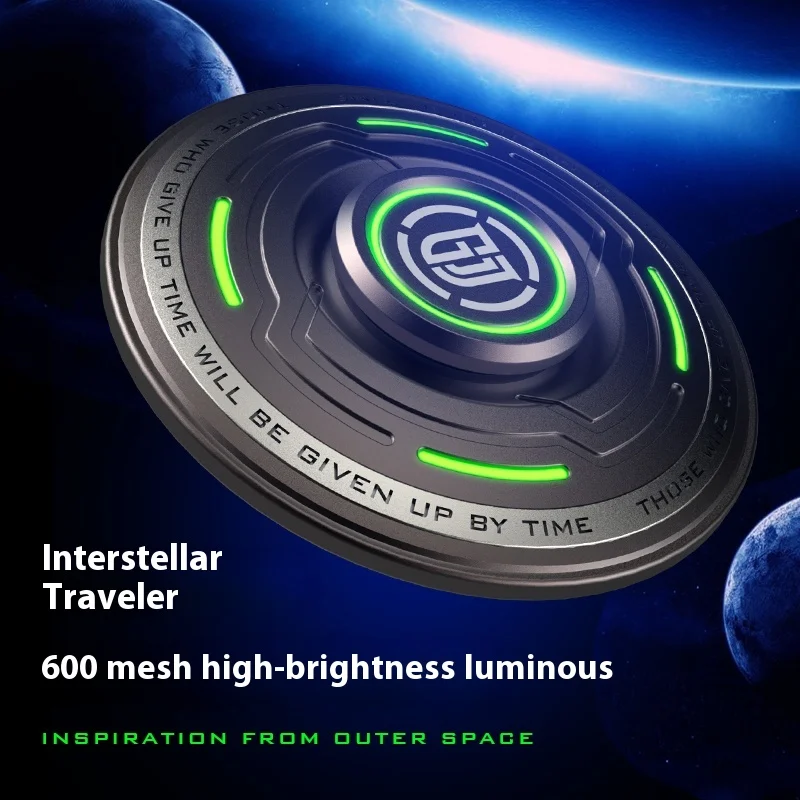 

Светящийся цельнометаллический НЛО-гироскоп на палец, игрушка для снятия стресса, студенческий подарочный набор, игрушка для отдыха для молодых и пожилых энтузиастов