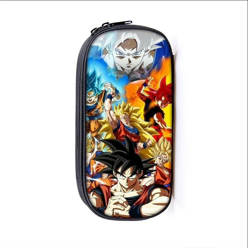 34 TYPES Anime Dragon Ball Pencil Case Large Capacity Pencil Case School Pen Case Supplies Pencil Bag School Box Pouch