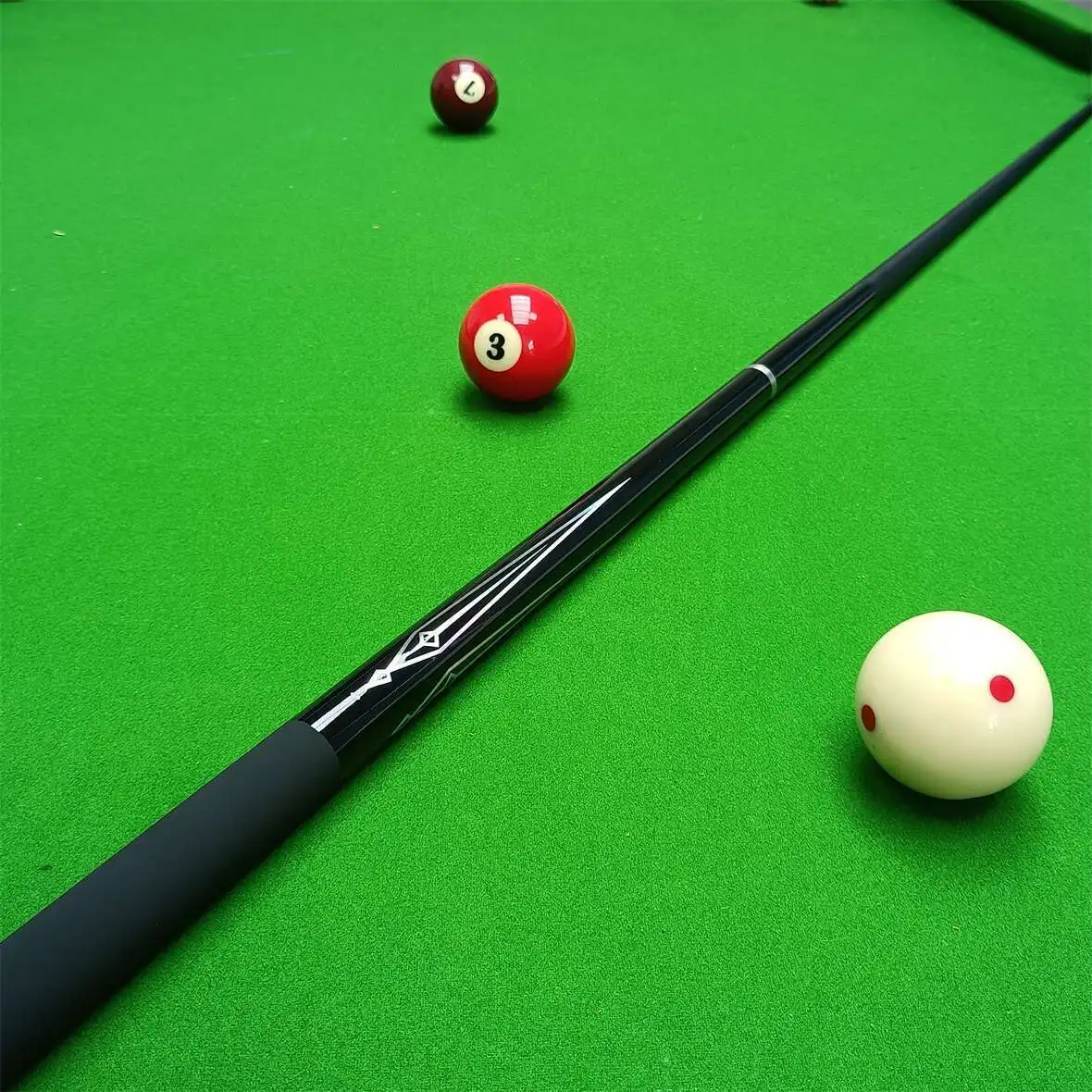 Black Technology Carbon Wire Handle Black Technology Billiard Cue Chinese Style Black Eight Special Small Head Split