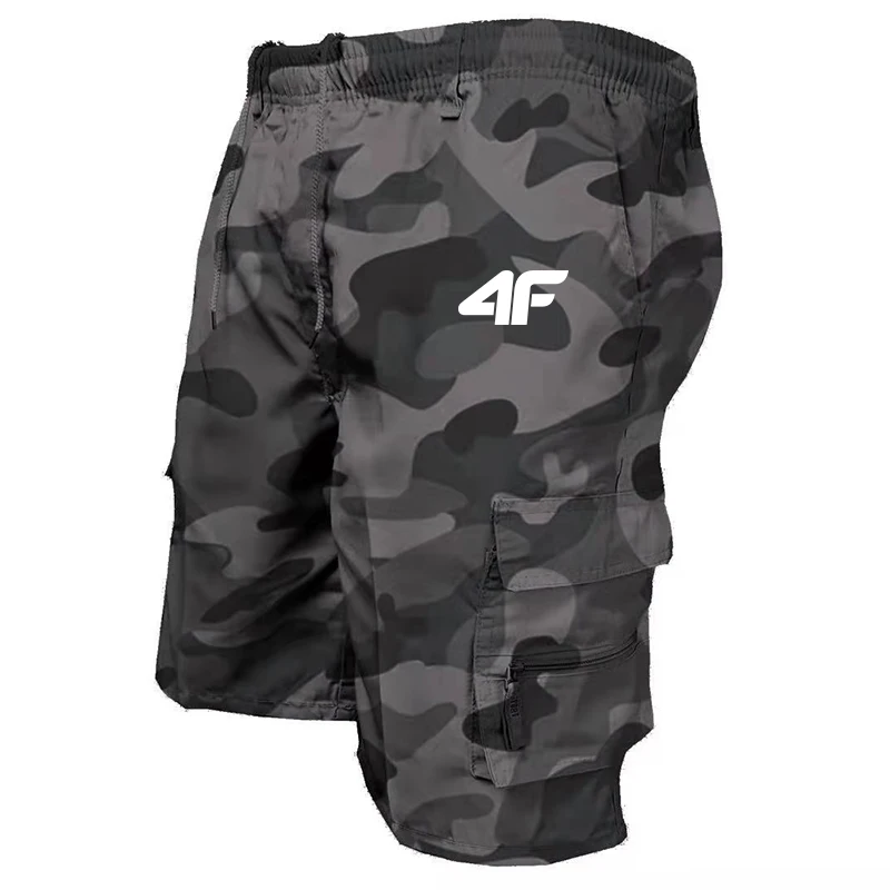 

Summer Five-point Shorts Men's Sweatpants Fashion Casual Trend Loose Comfortable Multi-pocket Cargo Outdoor Short Trousers Daily