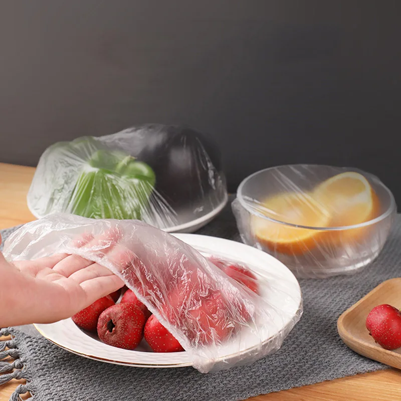 Cucina Fresh Keeping Saver Bag copertura per alimenti usa e getta involucro di plastica coperture elastiche per alimenti