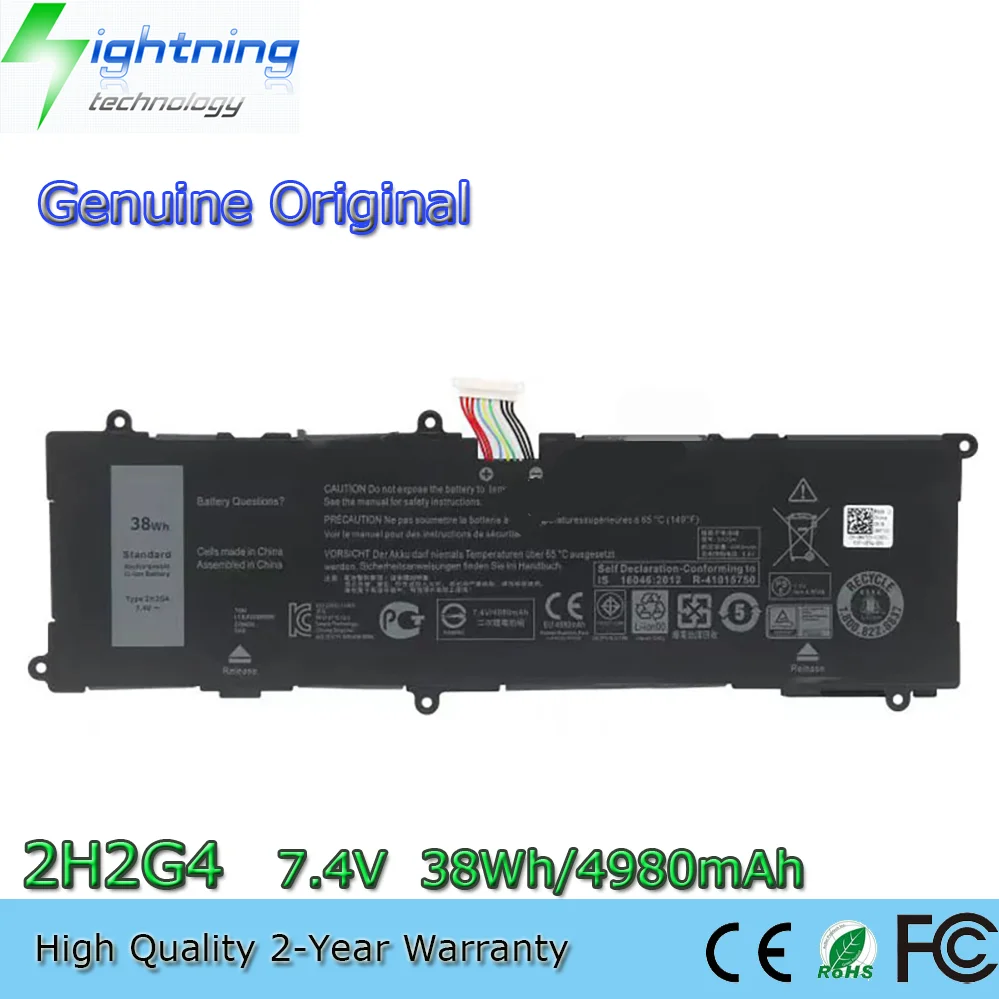 New Genuine 2H2G4 Original Laptop Battery for Dell Venue 11 Pro 7140 Tablet HFRC3 TXJ69