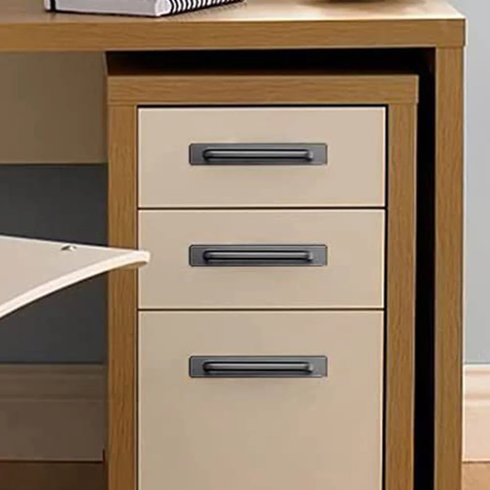 

2Pcs Long Handle Pulls Aluminium Alloy Adhesive Cabinet Handles No Punching Peel and Stick for Kitchen Bathroom Drawer Doors