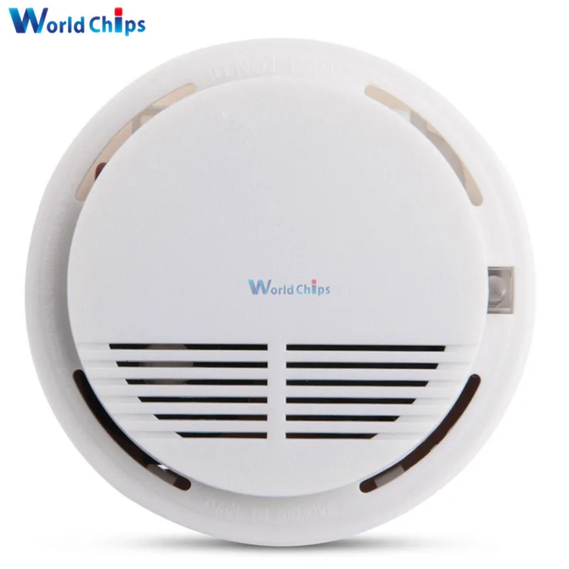 High Sensitivity Fire Smoke Alarm Sensor Standalone Photoelectric Smoke Detector Home Security System For Home 9V