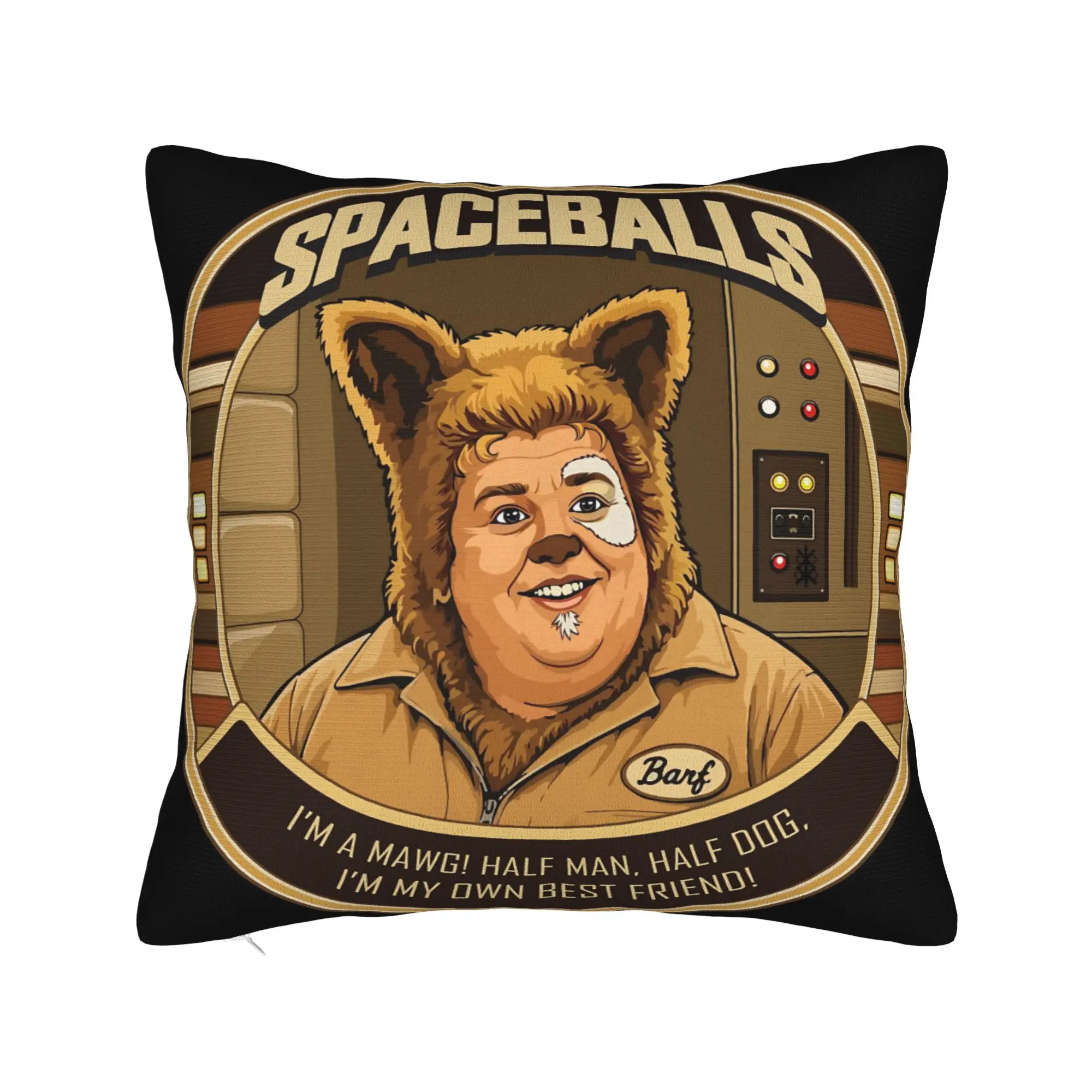 Decorative Pillowcases Spaceballs Movie Merchandise Home  Pillow Case Cover Zippered Multi-Size
