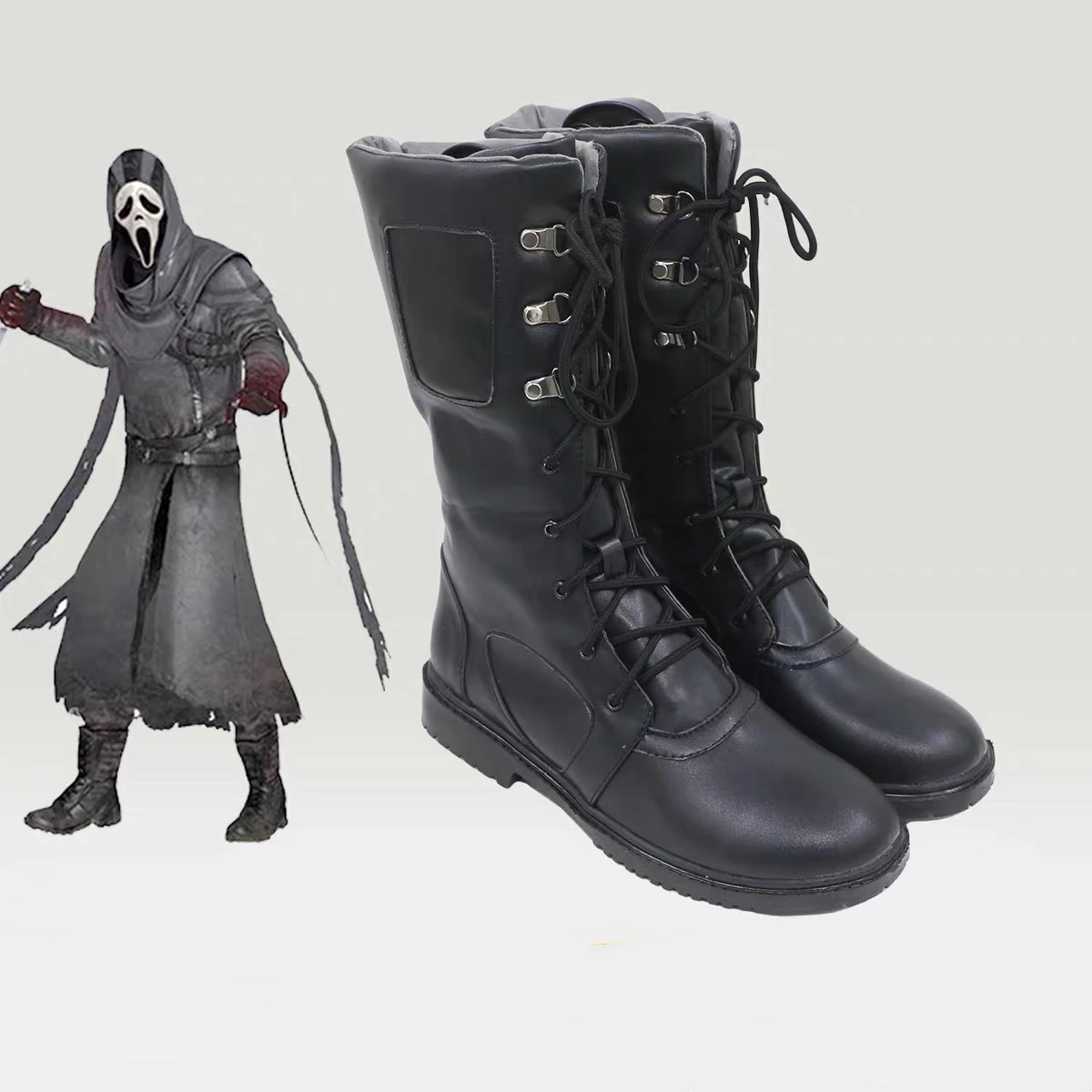The Ghost Face Cosplay Laarzen Game Dead Daylight Rollenspel Schoenen Halloween Carnaval Party Schoenen voor mannen en vrouwen