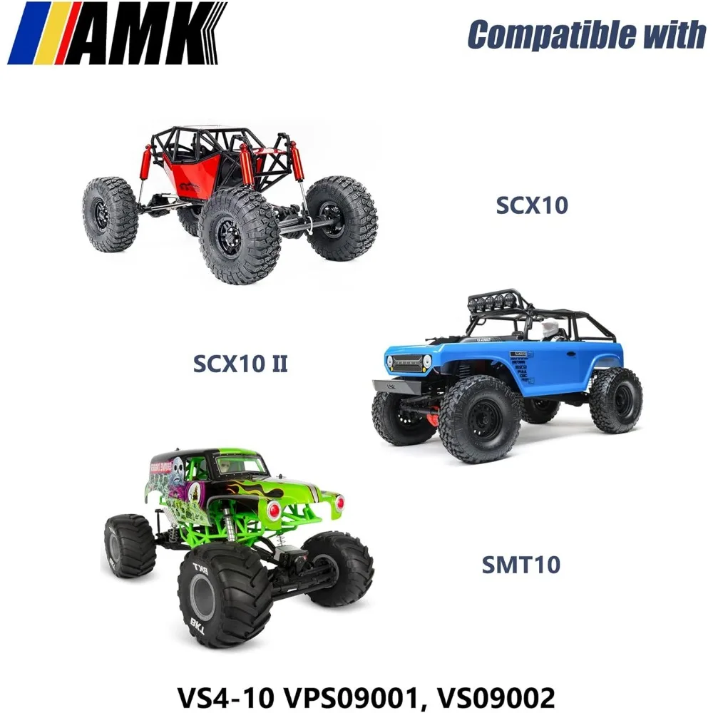 AMK Aluminum1/10Scale TransmissionSCX10 II Gearbox withSkid Plate for RC Crawler Axial AX10 SMT10 Vanquish VS4-10 SCX10 Upgrades