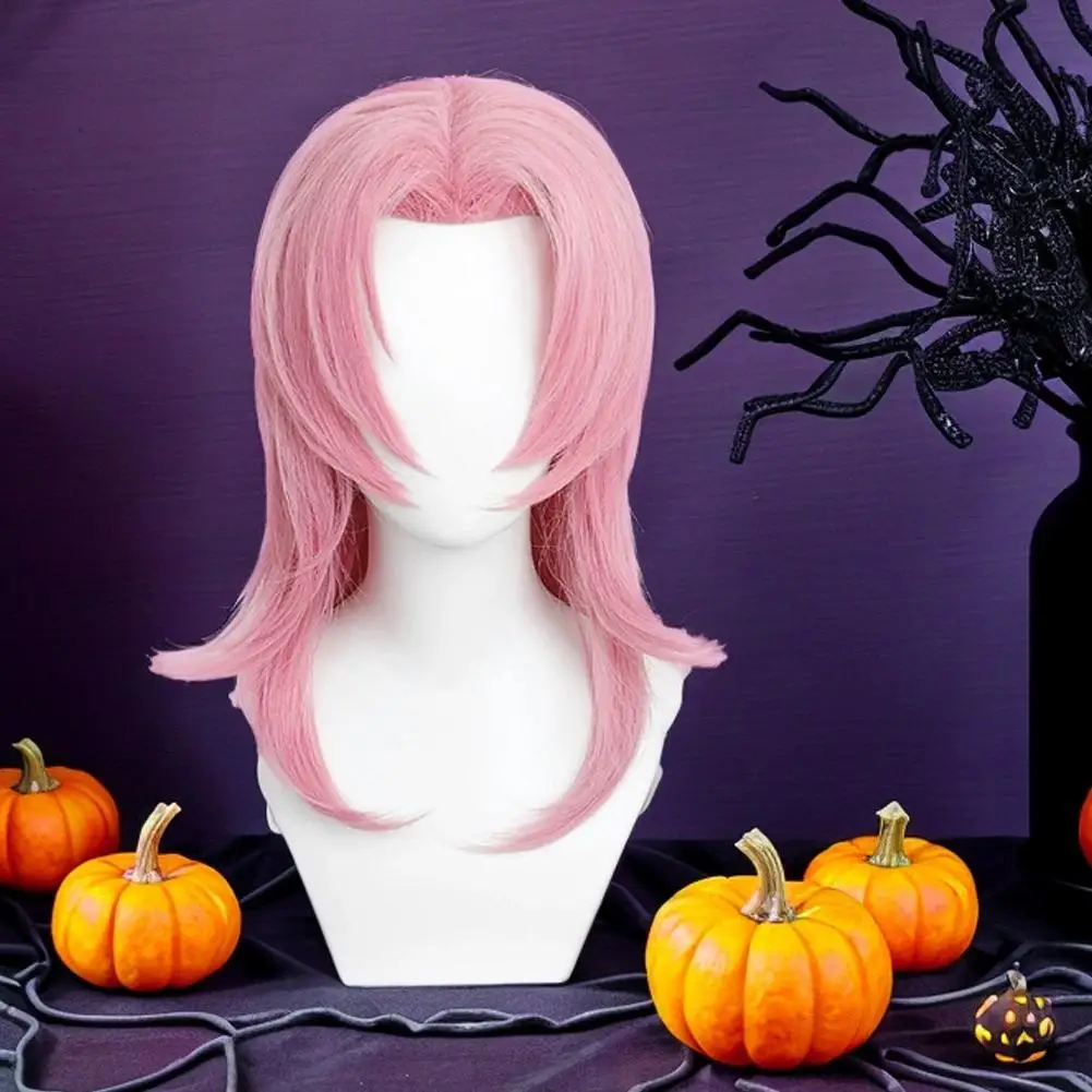 Kpop Demon Hunters Saja Jongens Zoey Rumi Mira Cosplay Pruik Jinu Mystery Romantiek Cosplay Synthetische Pruik Mannen Vrouwen Haar Anime Props