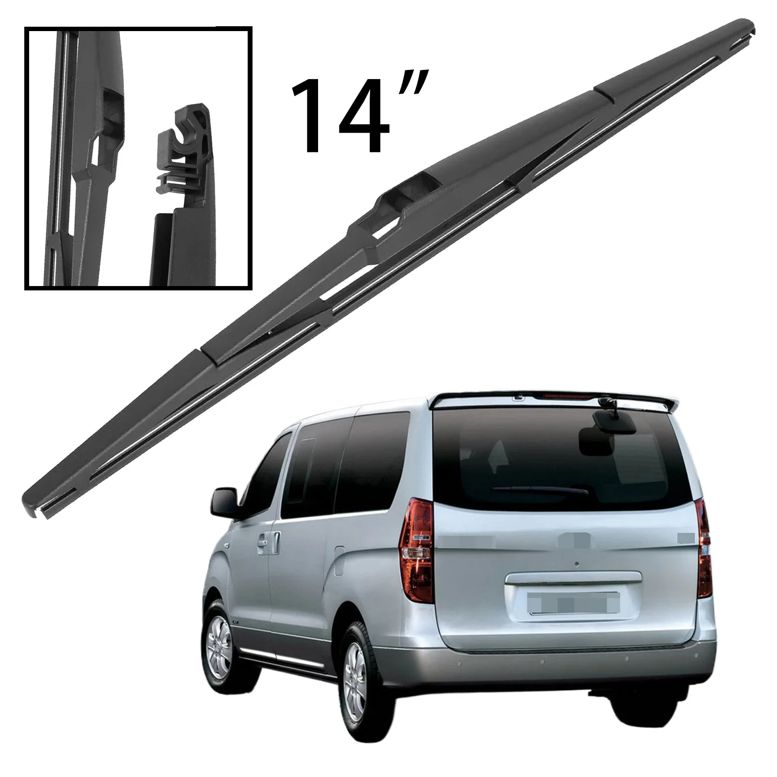 

14" Rear Windshield Windscreen Washer Wiper Blade For Hyundai Starex H-1 2008-2023 Car Accessories Accsesories