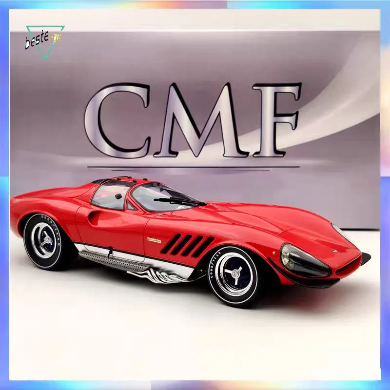 

CMF 1:18 модель автомобиля Ferrari Thomassima III 1969, имитация модели из смолы CMF18145, украшение для комнаты, коллекционный подарок на день рождения