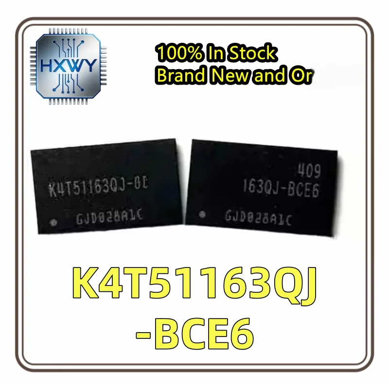 (5/20 Pieces) K4T51163QJ-BCE6 K4T51163QJ FBGA-84 DDR2 Memory Chip Factory Wholesale Cheap Electronic Component Fast Shipping