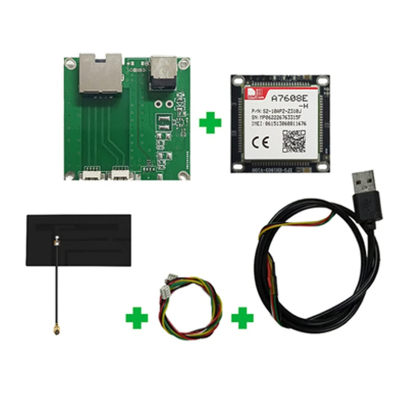 A7608E-H core board with accessories SIMCOM  LTE Cat4  LTE B1/B2/B3/B4/B5/B7/B8/B20/B28/B66/B38/B40/B41 compatible with A7602E-H