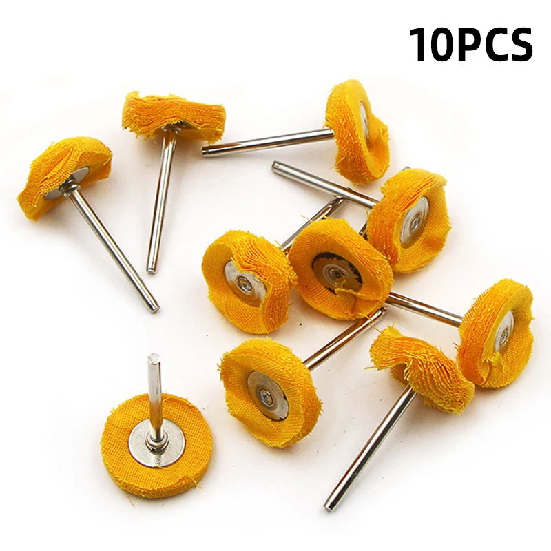 

10pcs/Lots Polishing Wheel Buffing Pad Brush Jewelry Metal Micro-Electronic Dremel Accessories for Rotary Tools Polishing Pads