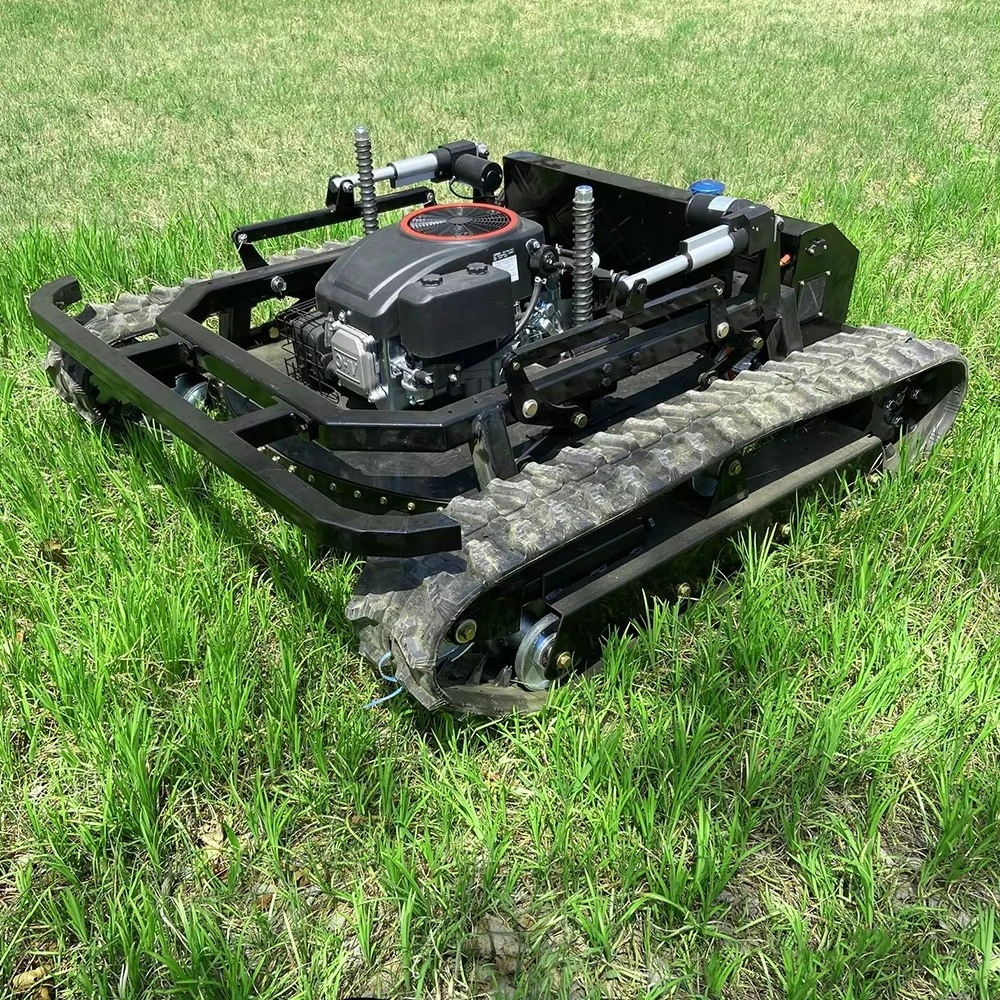 Promotion Powered Remote Control Lawn Mower Zero Turn Crawler Grass Cutter for Farm Agriculture Use