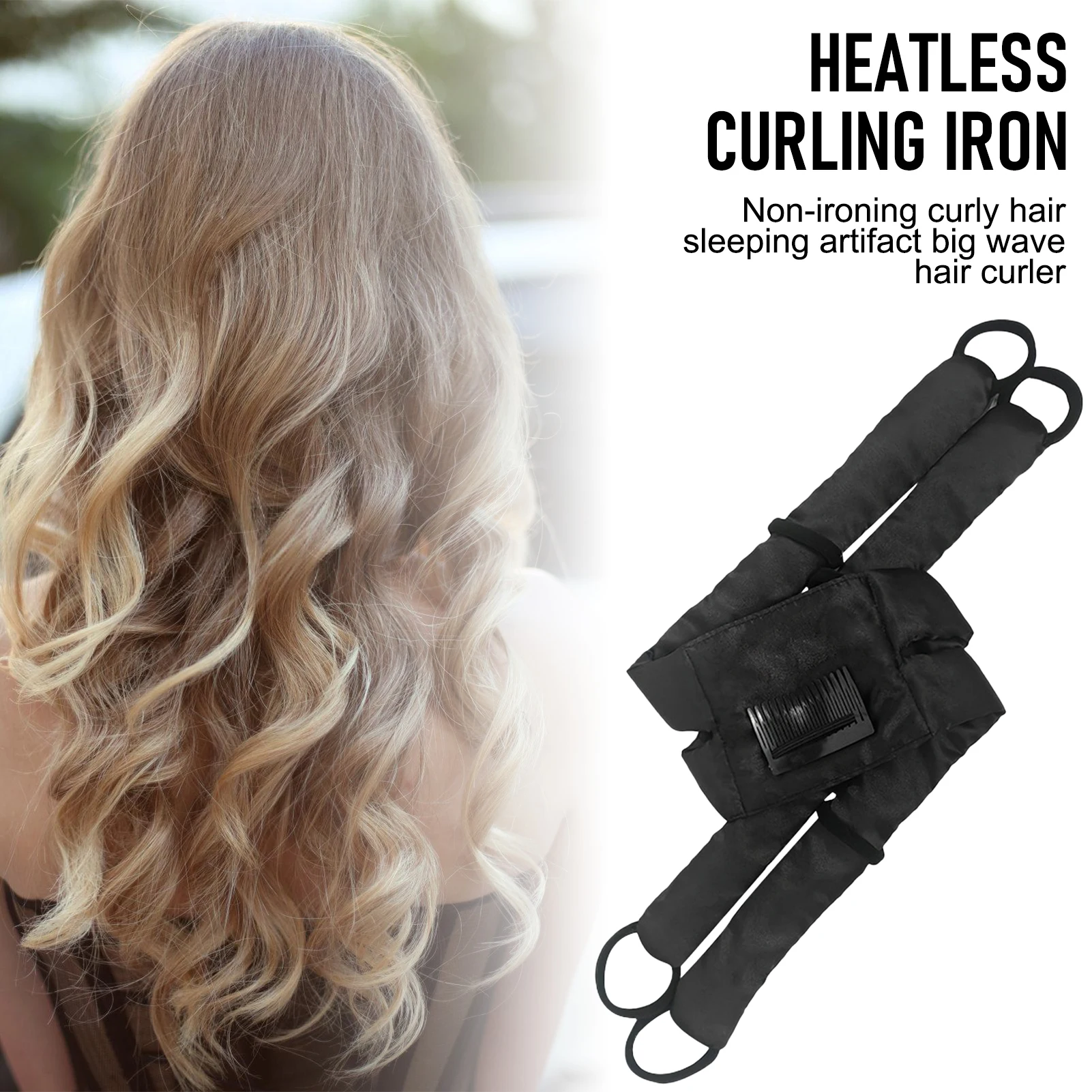 

Octopus Hair Rollers No Heat Curlers for Sleeping Extra Large Hot Rollers for Beach Waves Updo Styling Tools