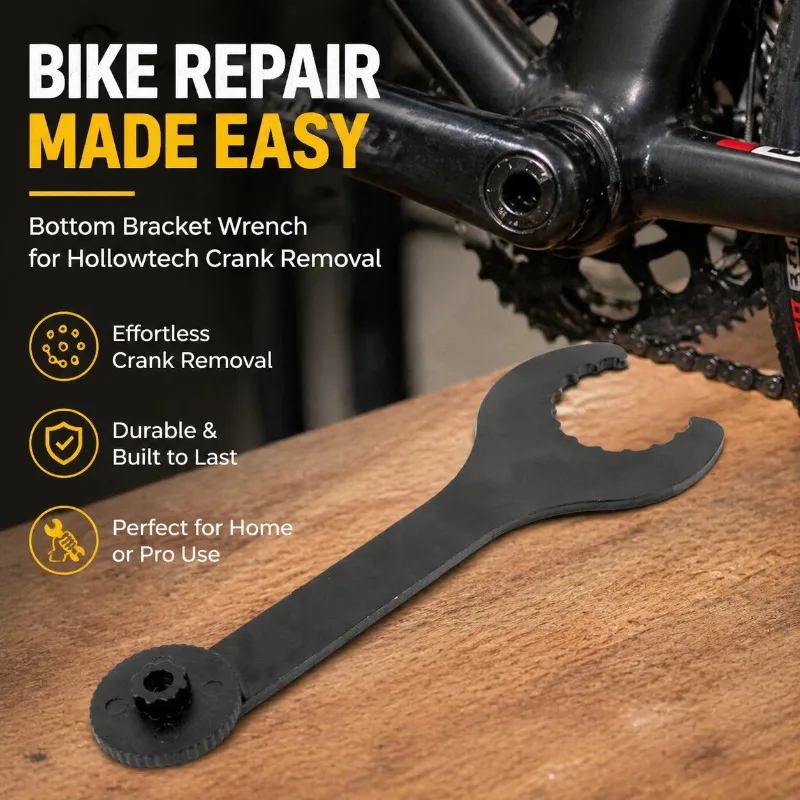 Bicycle Repair Tool Bottom Bracket Wrench for Crank Removal Bike Maintenance Kit Cycling Equipment