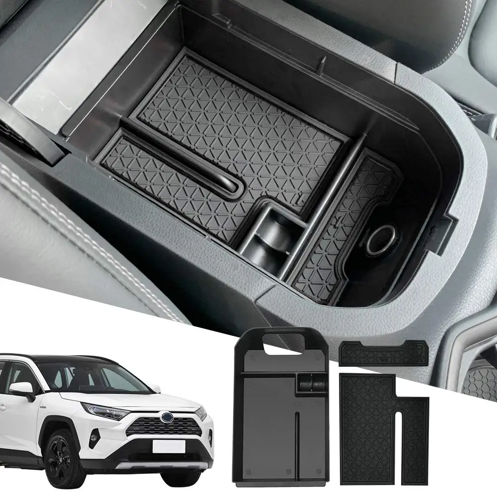 

The car Center Console Organizer, The car Center Console Storage Box, and The Storage Layer of The Center Console armrest Box wi