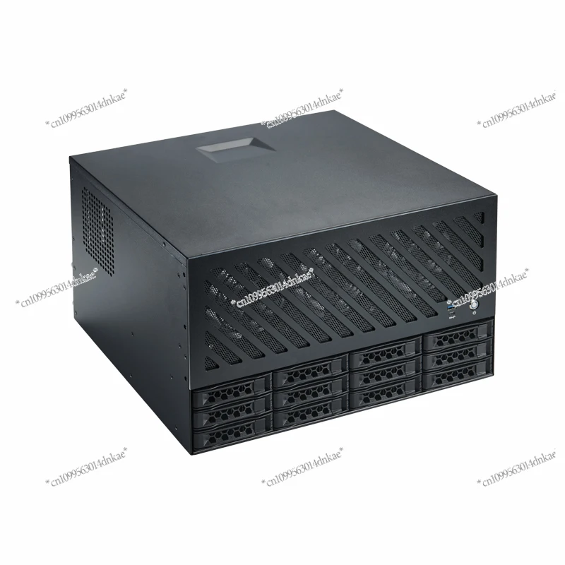12-Disk NAS Chassis Rack-mounted Storage Server Supports 360 Water-cooled ATX Main Board ATX Power Full-height Card Slot - Image 5