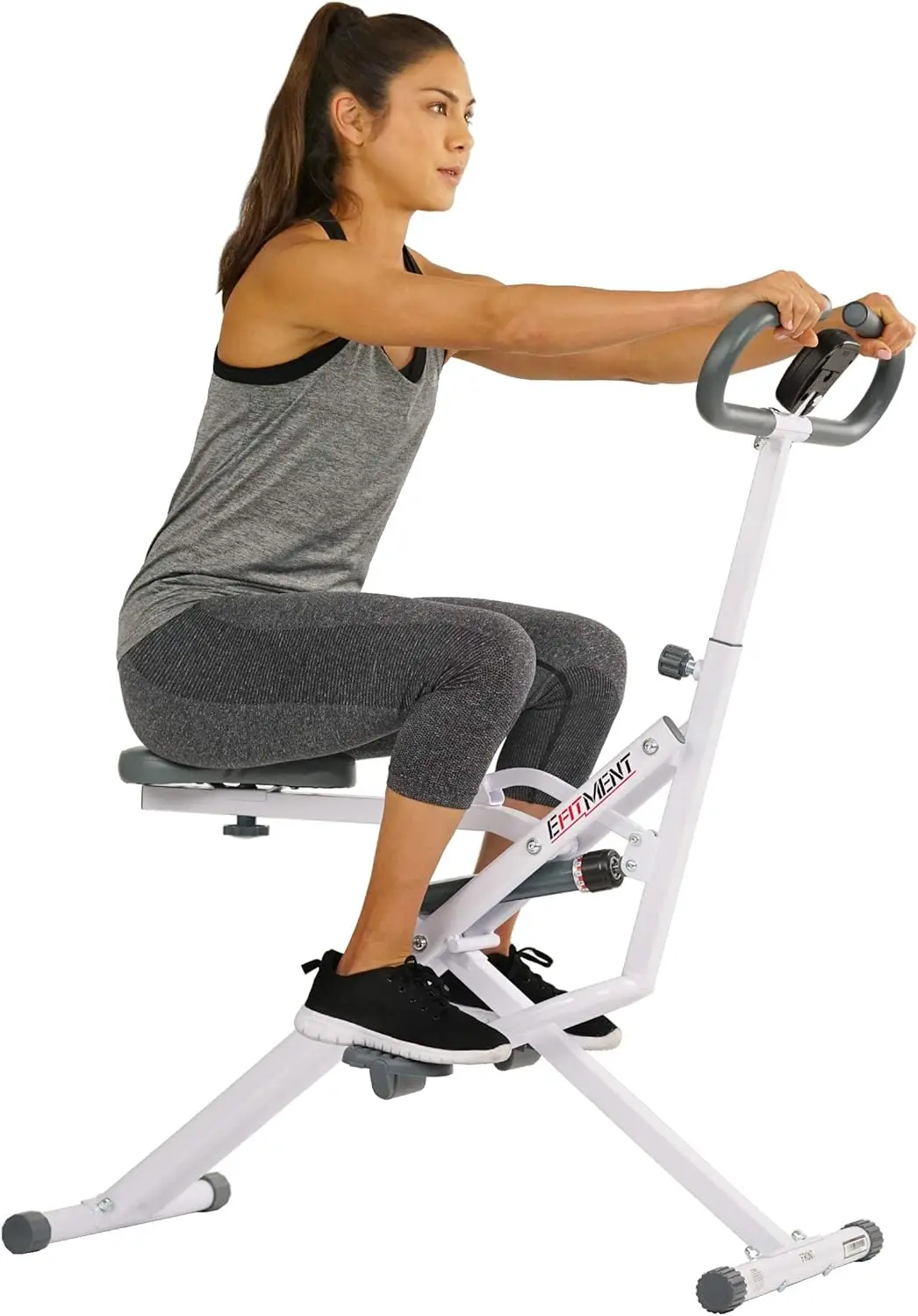 Rower-Ride Squat Machines for Home Exercise Trainer Total Body Abs and Glutes Butt Assist Db Method Upright Workout Rowing Machi