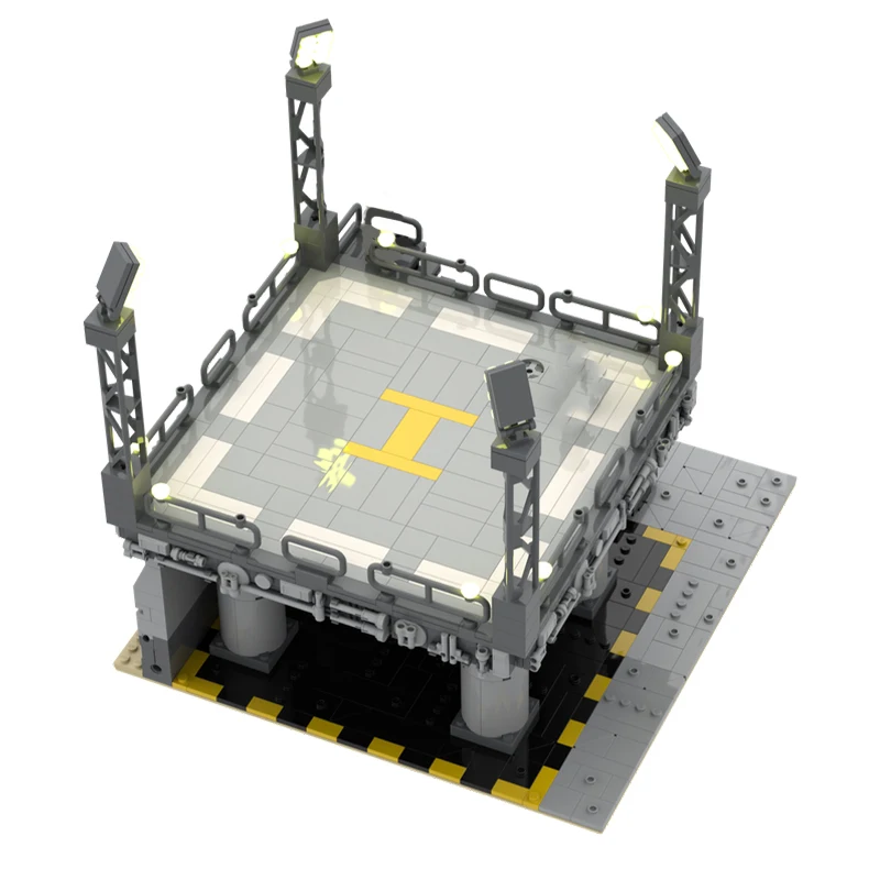 1600 peças filme de ficção científica moc (batalha de estrelas) base imperial landport e shuttle arquitetura bloco de construção modelo presente de festival