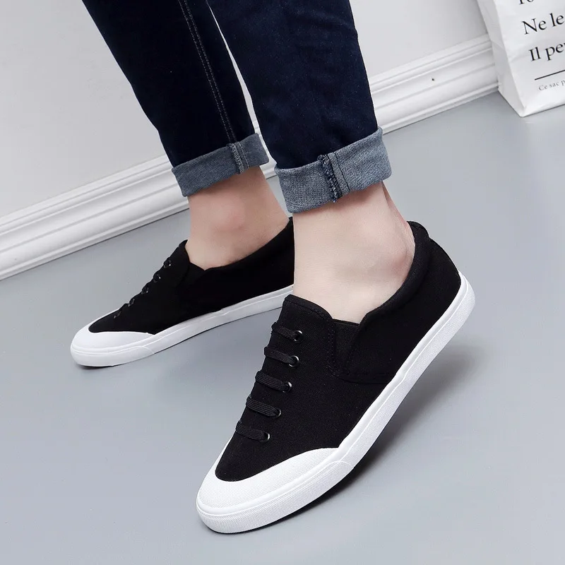 New Canvas Shoes Men\'s Shoes Slip-on Shoes Casual Tide Small White Shoes Cloth Shoes Men\'s Shoes  Sneakers Men Zapatos Casuales