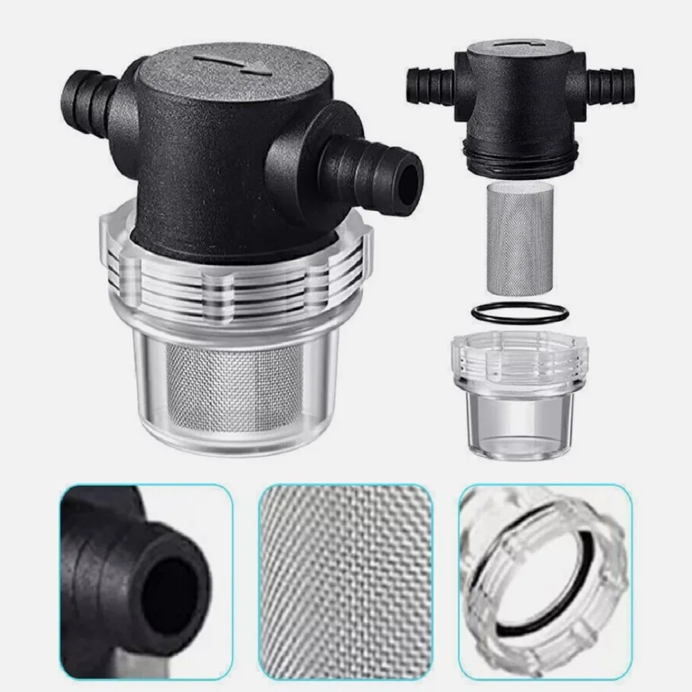 

1pc G3/8 Water Pump Strainer Filter In-line Strainer Water Pump Mesh Filter Strainer Garden Watering Hose Filter Accessories