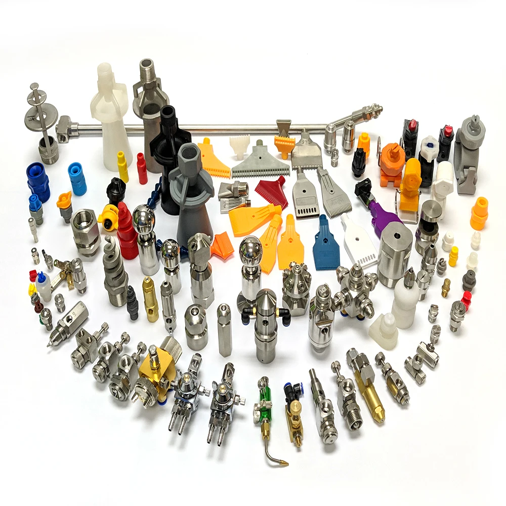 2025 فوهة رش دوران عالية الكفاءة لإزالة الصدأ والطلاء ضغط عالي للغاية 1/4 بوصة فوهة رش توربو من الفولاذ المقاوم للصدأ