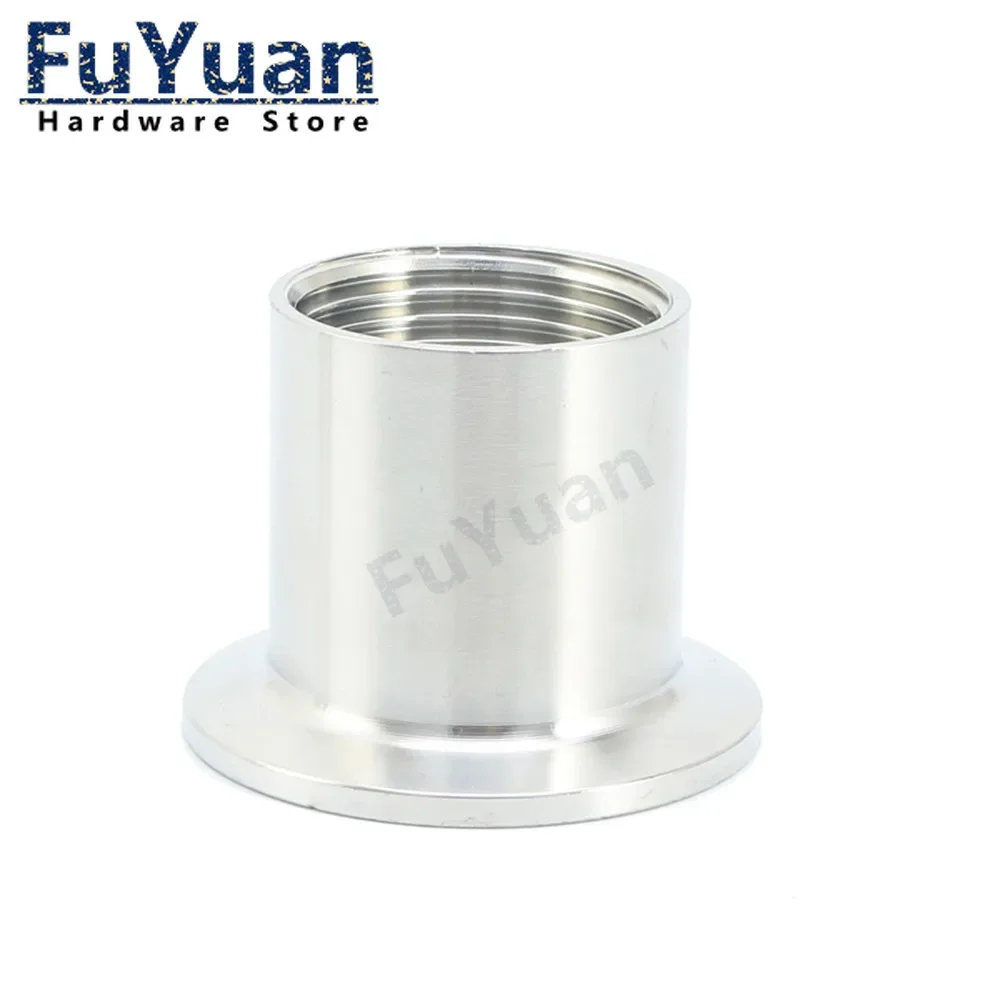 1/2 "-2" (DN15-DN50) محولات للسخان الفولاذ المقاوم للصدأ الصحية SS 304 أنثى تركيبات أنابيب الطويق الملولبة ثلاثي المشبك