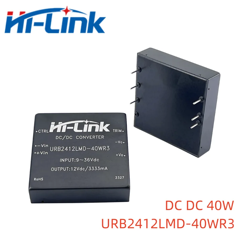 Hi-Link 2pcs/lot URB2412LMD-40WR3 DC DC Converter 40W 24V 3.3A Power Module Smart Home Isolated Intelligent Switch Intelligent