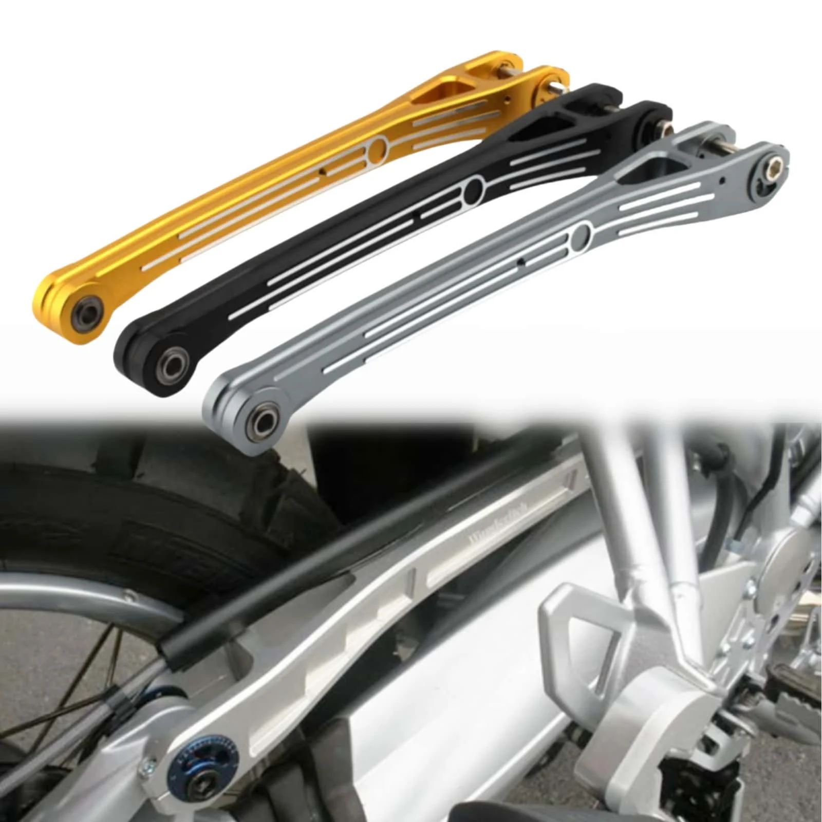 For BMW R1200GS RnineT HP2 R1200R RT ST Motorcycle Rear Torque Arm Suspension Lowering Link Paralever Arm