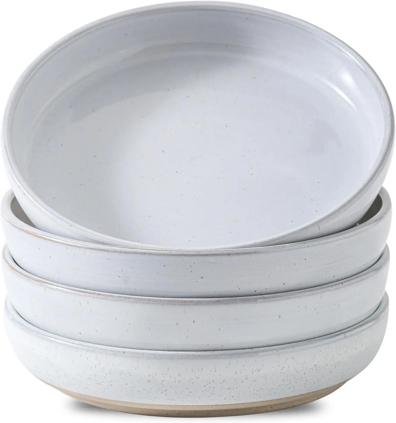 

Pasta Bowls 26 OZ,Ceramic Salad Serving Bowls Set of 4,Large 8.2 inch Shallow Bowls Plates for Soup,Fruit,Noodle,Dinner