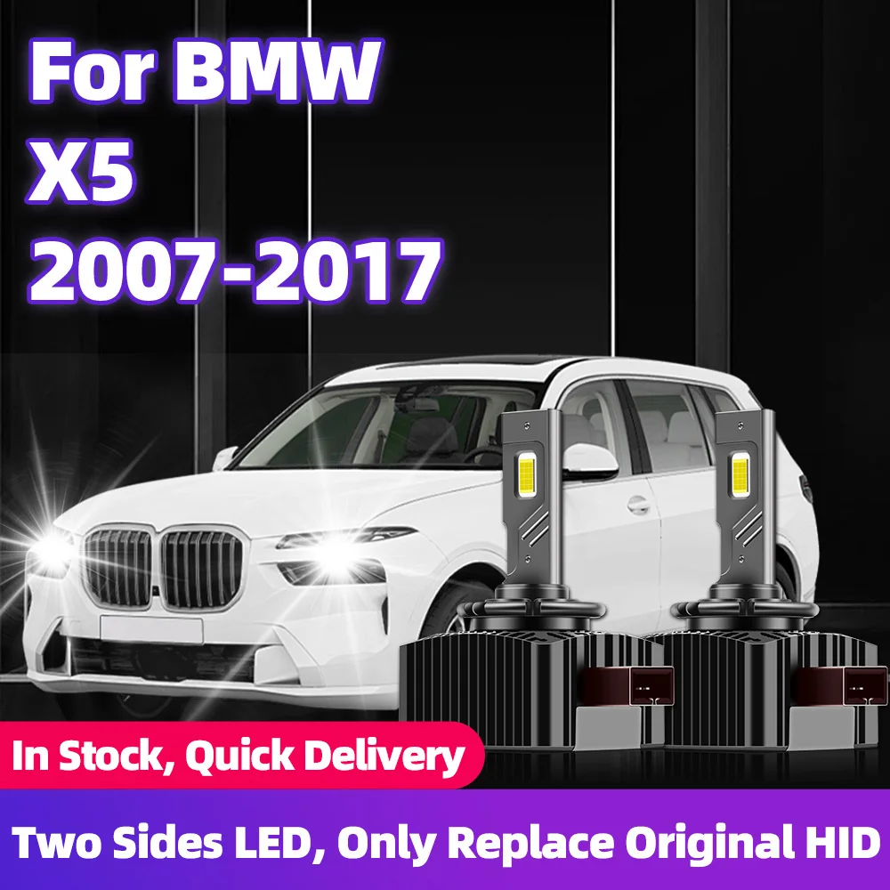 

Для BMW X5 2007 2008 2009 2010 2011 2012 2017-6000 заменить D1S светодиодный фары 1:1 HID в Turbo светодиодный 110 лм Двусторонняя CSP K W