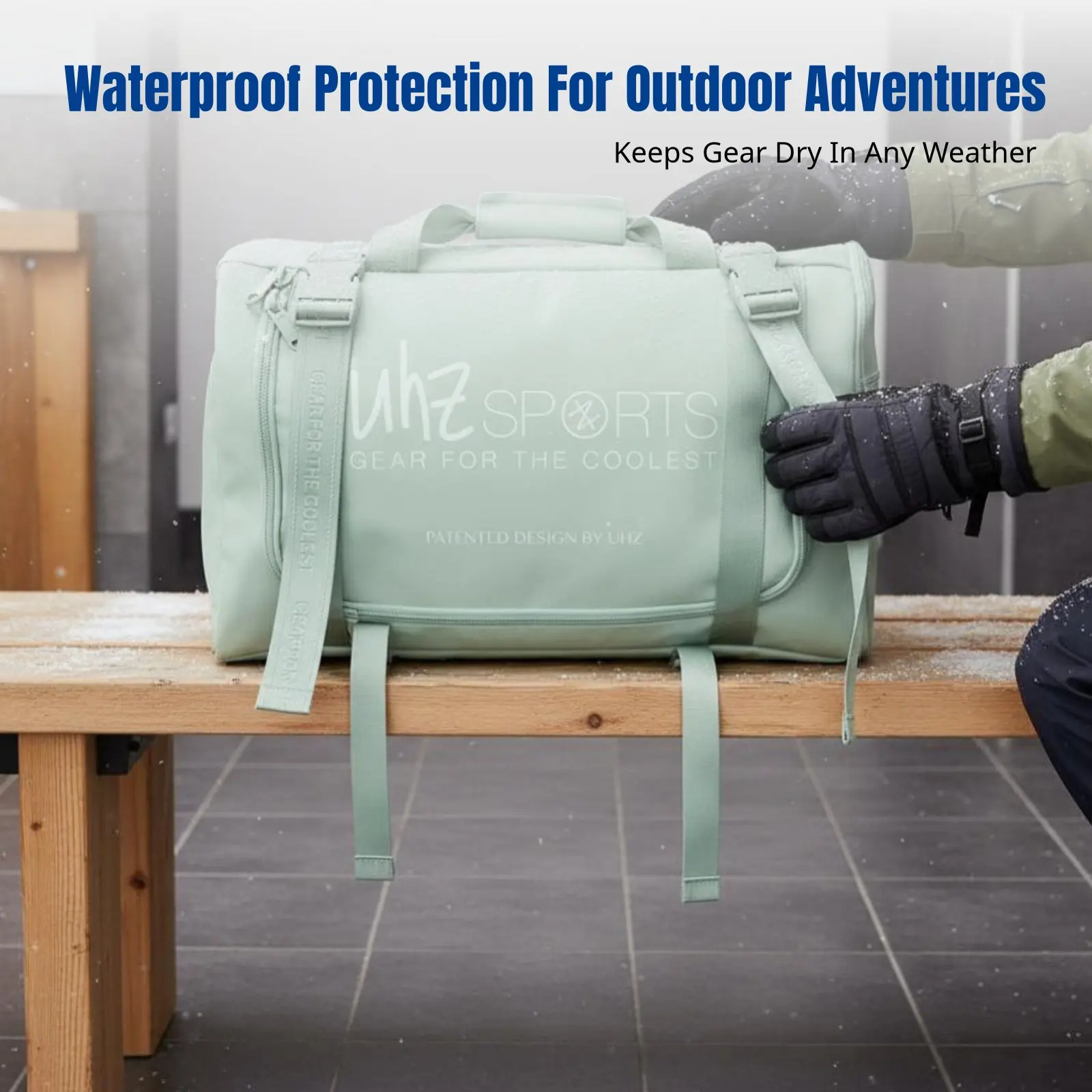 

Водонепроницаемый лыжный рюкзак, легкая сумка для снаряжения для активного отдыха, с разделением на сухое и влажное отделение, для походов, фитнеса, многофункциональное использование