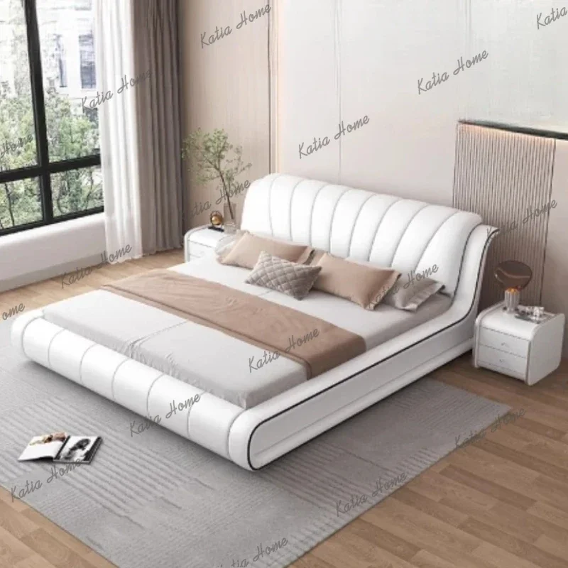 Best Sellers Unique Support Frame Double Bed Double Bed Nordic Twin Living Room Double Bed Wood Modern Letto Matrimoniale Bedroo