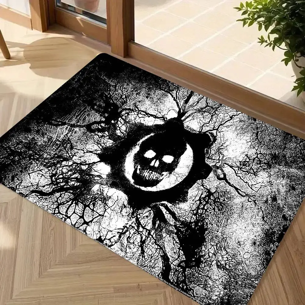 Game G-Gears Of War Bodenmatte, geeignet für Wohnzimmer, Küche, Badezimmer, rutschfeste Matte, Haushalts-Fußmatte