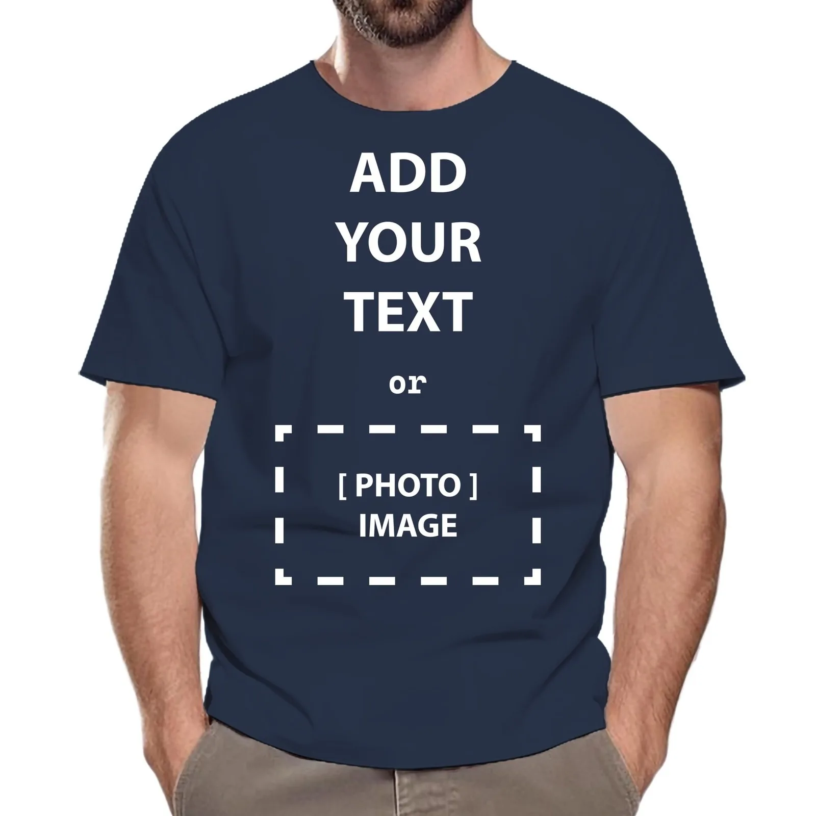 Custom Personalized Short Sleeve T-Shirt for Everyone