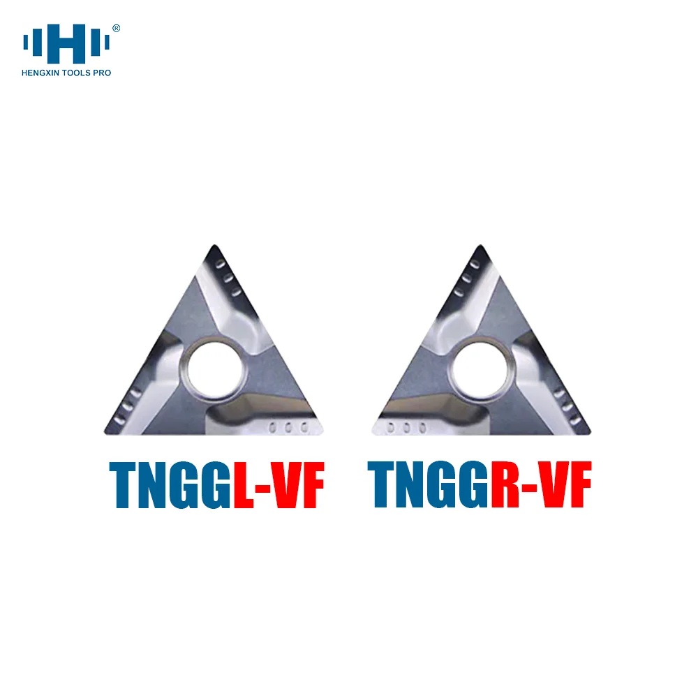 HENGXIN TNGG VF TNGG160404 TNGG160408 TNGG160404R-VF HQ Carbide Cermet Inserts TNGGR/L-VF External Turning Tools CNC Lathe